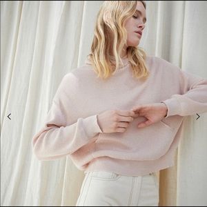 Nanushka Mog Ribbed Knit Hoodie